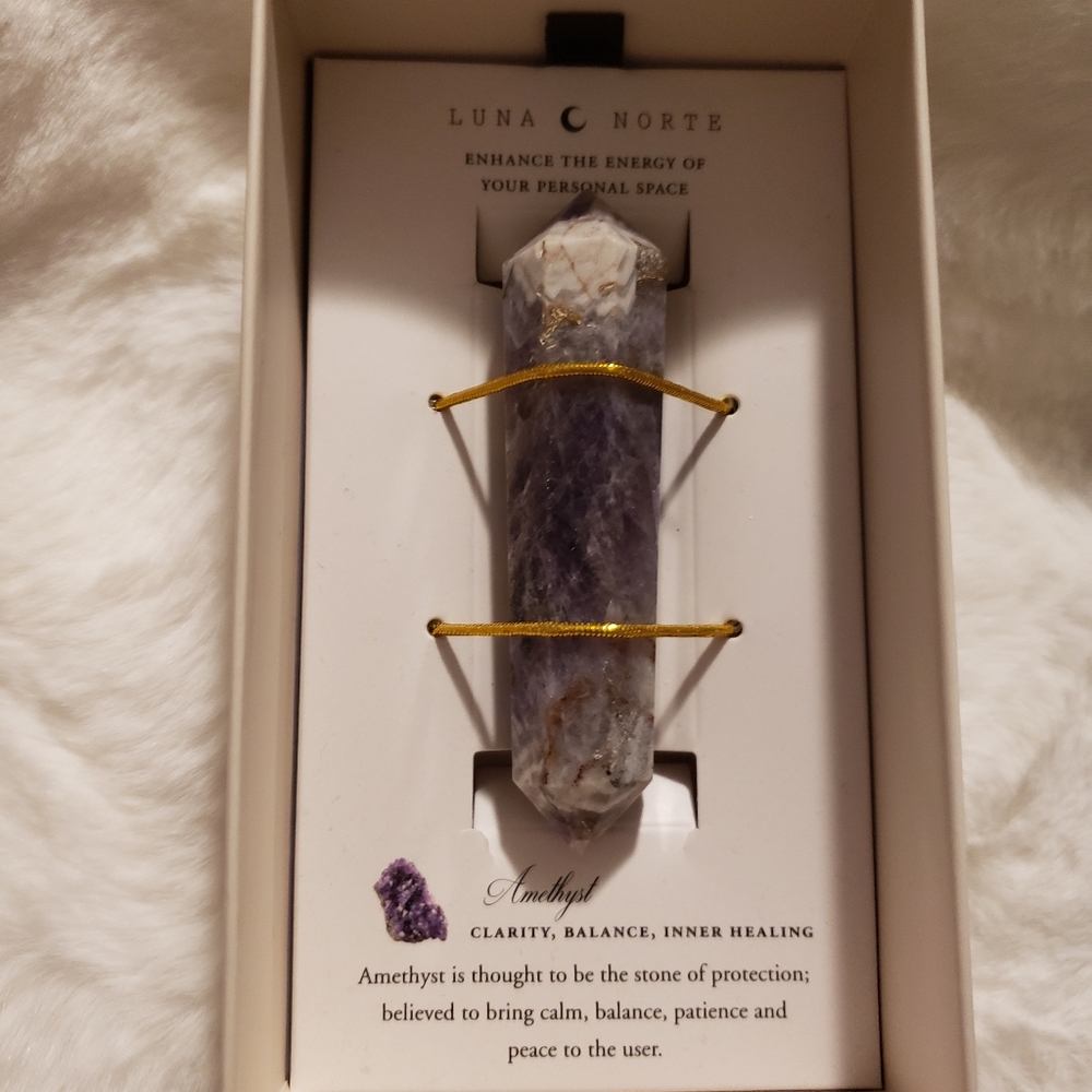 BEAUTIFUL Amethyst Double Point Crystal
